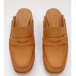 Beklina loafer mules in ginger, size 11